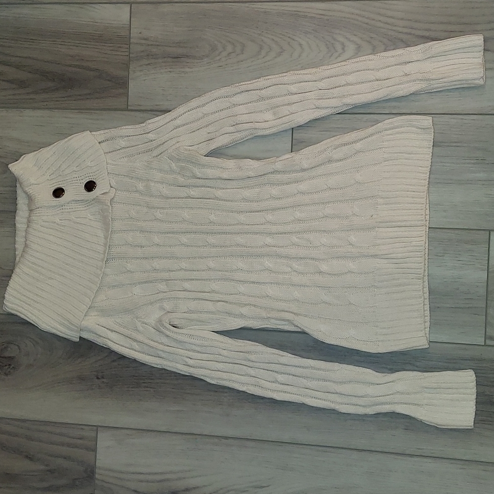 Off Shoulder/Cowl Neck Knit Sweater